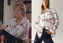 DEMAIN NOUS APPARTIENT : la chemise imprimé chaines d’Anne-Maries dans l’épisode 815