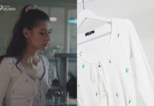 ICI TOUT COMMENCE : le top blanc à fleurs de Célia dans l’épisode 27