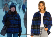 HOME FOR CHRISTMAS : Johanne’s iconic buffalo jacket in season 2