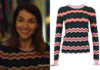 HOME FOR CHRISTMAS : Johanne’s chevron sweater in S2E01