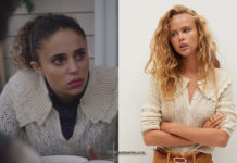 ICI TOUT COMMENCE : le gilet ajouré de Ludivine dans l’épisode 38