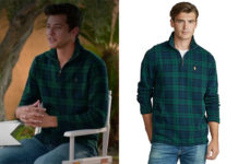 High School Musical: The Musical: The Holiday Special : Matt Cornett’s tartan pullover
