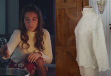 DEMAIN NOUS APPARTIENT : le pull blanc perlé de Soraya dans l’épisode 810