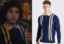 SKAM FRANCE : le polo manches longues bleu marine de Bilal dans l’épisode 7.1