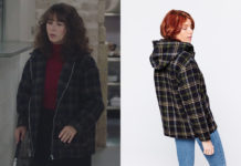 ICI TOUT COMMENCE : le manteau à carreaux d’Élodie dans l’épisode 64