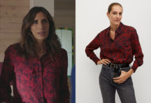 DEMAIN NOUS APPARTIENT : la chemise rouge de Morgane dans l’épisode 838