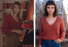 ICI TOUT COMMENCE : le pull rouge brique de Salomé dans l’épisode 18