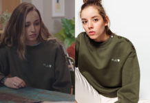 DEMAIN NOUS APPARTIENT : le sweat kaki mademoiselle cœur de Sofia dans l’épisode 846