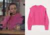 DEMAIN NOUS APPARTIENT : le sweat fuchsia de Sofia dans l’épisode 845