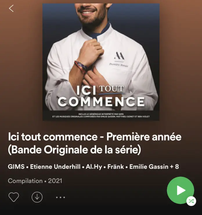 ICI TOUT COMMENCE : la bande originale