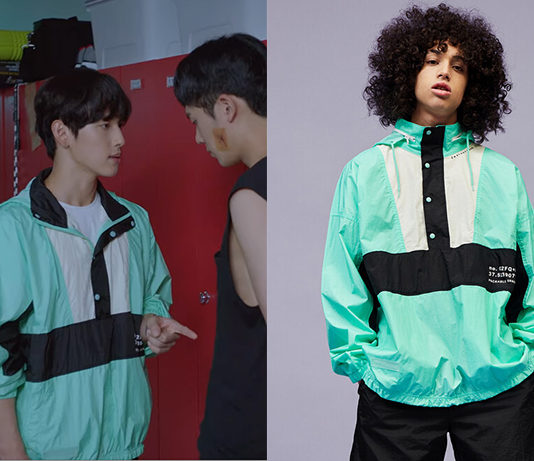 RUN ON : Ki Seon-Gyeom’s mint packable anorak in S1E01