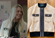 UN SI GRAND SOLEIL : la veste en tweed écru de Johanna dans l’épisode 567