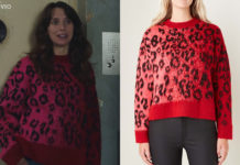 DEMAIN NOUS APPARTIENT : le pull rouge de Justine dans l’épisode 869