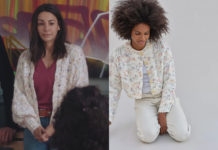 DEMAIN NOUS APPARTIENT : le gilet de Louise dans l’épisode 863