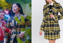 TRUE BEAUTY : Soo-Jin’s yellow tartan jacket in S1E01