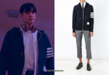 TRUE BEAUTY : Lee Su-Ho’s navy hoodie in S1E1