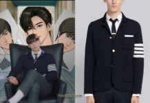 TRUE BEAUTY : Lee Su-Ho’s navy sport coat in the opening titles