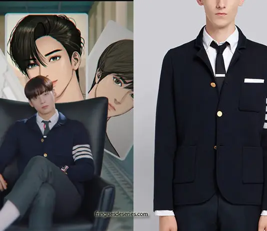 TRUE BEAUTY : Lee Su-Ho’s navy sport coat in the opening titles