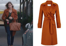 DEMAIN NOUS APPARTIENT : le trench en laine camel de Virginie dans l’épisode 858