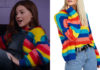 GINNY & GEORGIA : Abby’s rainbow print sweater in S1E05