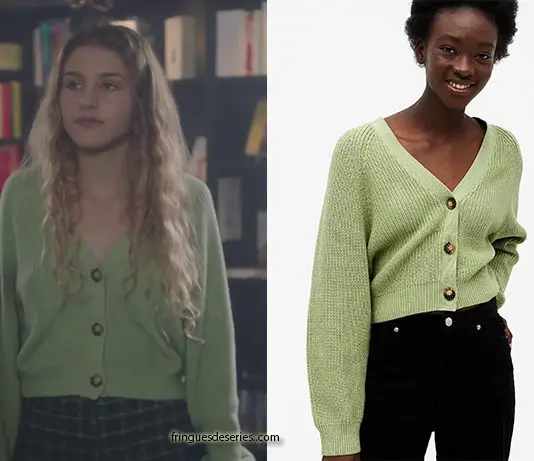 Léo Matteï, Brigade des mineurs : le cardigan vert de Capucine dans l’épisode 33