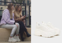 ICI TOUT COMMENCE : les baskets blanches de Charlène dans l’épisode 100