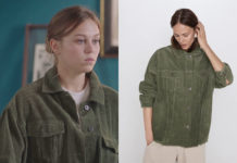 Léo Matteï, Brigade des mineurs : la surchemise en velours côtelé vert d’Eloïse dans l’épisode 34