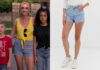 Ginny & Georgia: Georgia’s Blue stripe Denim Shorts in S1E01