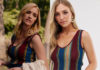 Ginny & Georgia : Georgia’s striped v neck top