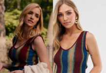 Ginny & Georgia : Georgia’s striped v neck top