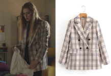 ICI TOUT COMMENCE : le blazer à carreaux d’Hortense dans l’épisode 95