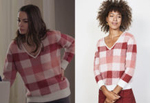 DEMAIN NOUS APPARTIENT : le pull à carreaux de Louise dans l’épisode 892