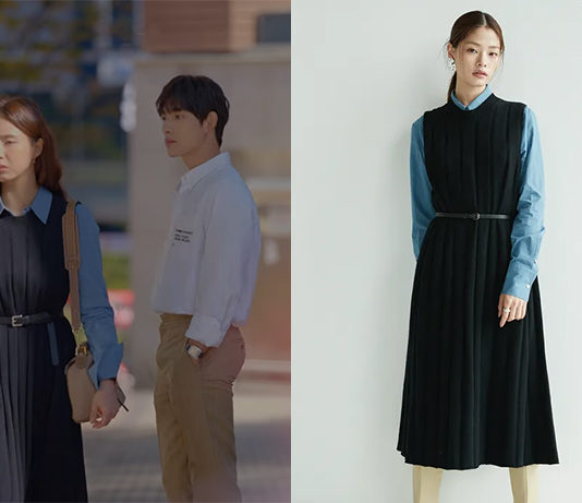 RUN ON : Oh Mi-Joo’s black dress in S1E02