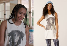 LOVE IN THE TIME OF CORONA : Sade’s Bob Marley print oversized tank