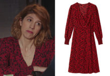 DEMAIN NOUS APPARTIENT : la robe à fleurs rouges de Sandrine dans l’épisode 881