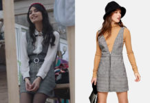 Demain nous appartient : la robe chasuble à carreaux de Camille dans l’épisode 903