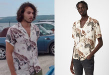 Léo Matteï, Brigades des mineurs : la chemise d’inspiration japonaise de Cédric dans l’épisode 8×02