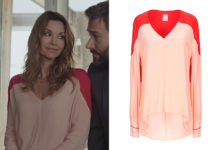 DEMAIN NOUS APPARTIENT : la blouse rose et rouge de Chloé dans l’épisode 902