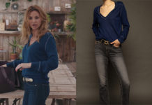 DEMAIN NOUS APPARTIENT : le pull bleu en soie de Chloé dans l’épisode 904