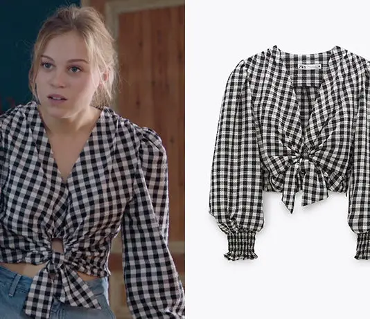 Léo Matteï, Brigade des mineurs : la blouse vichy d’Éloïse dans l’épisode 32