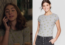BIG SHOT : Emma’s avocados print tee in S1E01