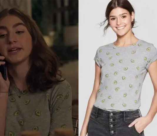 BIG SHOT : Emma’s avocados print tee in S1E01