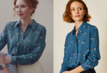 DEMAIN NOUS APPARTIENT : la chemise imprimé oiseaux de Juliette dans l’épisode 916