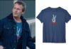 LÉO MATTEÏ, BRIGADE DES MINEURS : la paix et des roses sur le t-shirt de Léo dans l’épisode 30