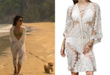 THE SERPENT : Marie-Andrée’s lace cardigan in S1E02