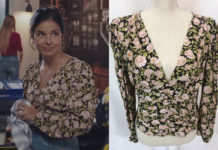 DEMAIN NOUS APPARTIENT : la blouse fleurie de Roxane dans l’épisode 912