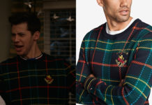 High School Musical The Musical The Series : E.J. Caswell ‘s plaid sweater in S2E01