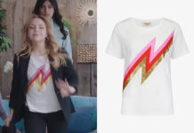DEMAIN NOUS APPARTIENT : le t-shirt éclairs de Judith dans l’épisode 925
