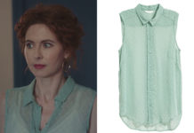 DEMAIN NOUS APPARTIENT : le top vert menthe de Juliette dans l’épisode 923