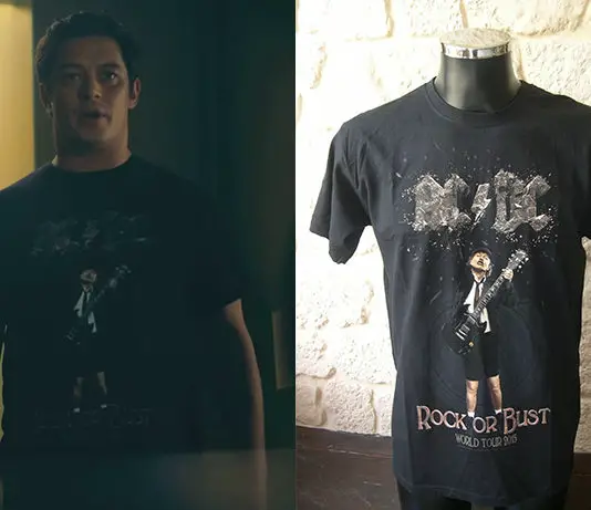 LUTHER : le t-shirt AC/DC de Marc dans l’épisode 2